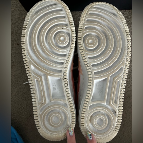 Two Toned Pink Nike AirForce Ones - Picture 2 of 9